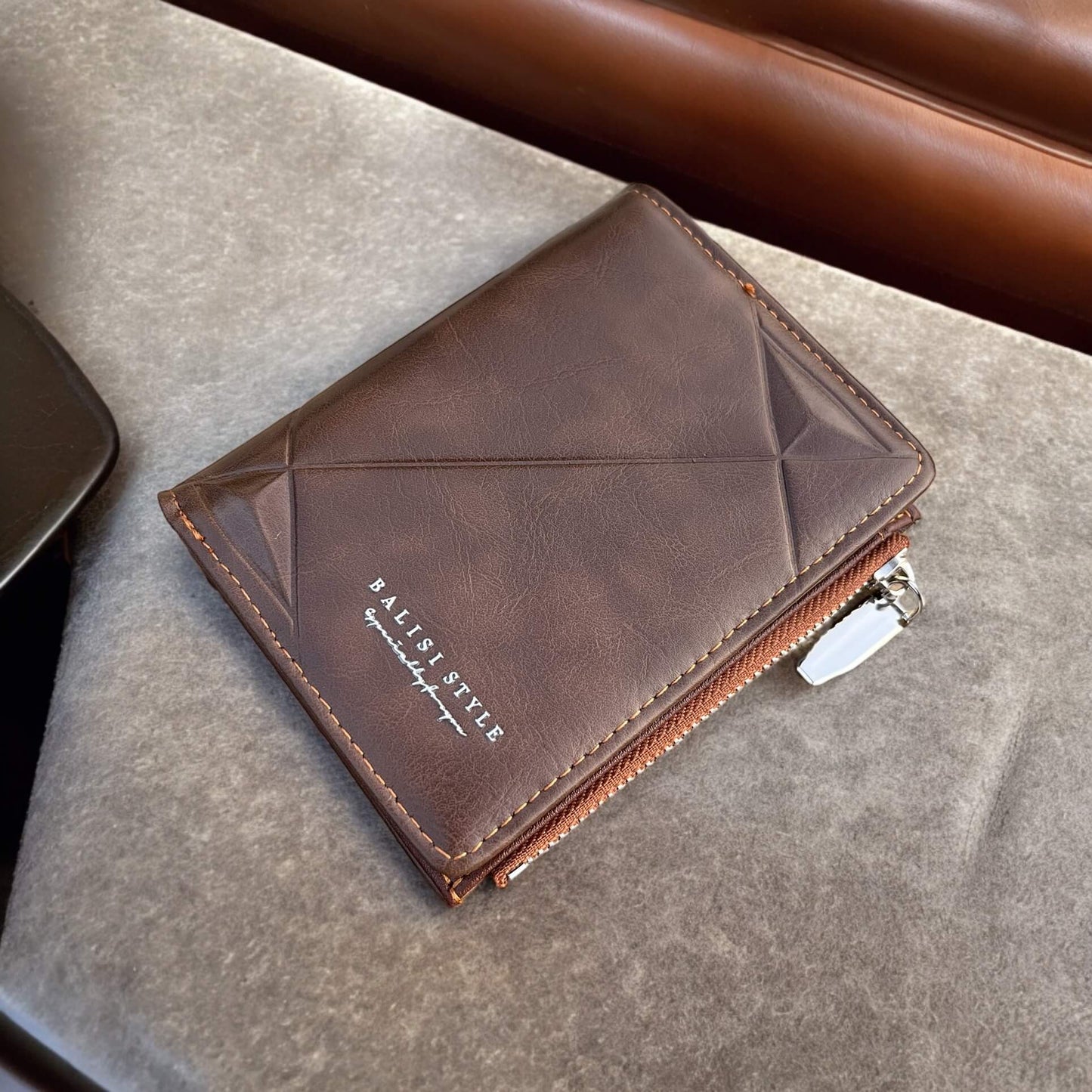 Crafted Balisi Imported Zipper Wallet