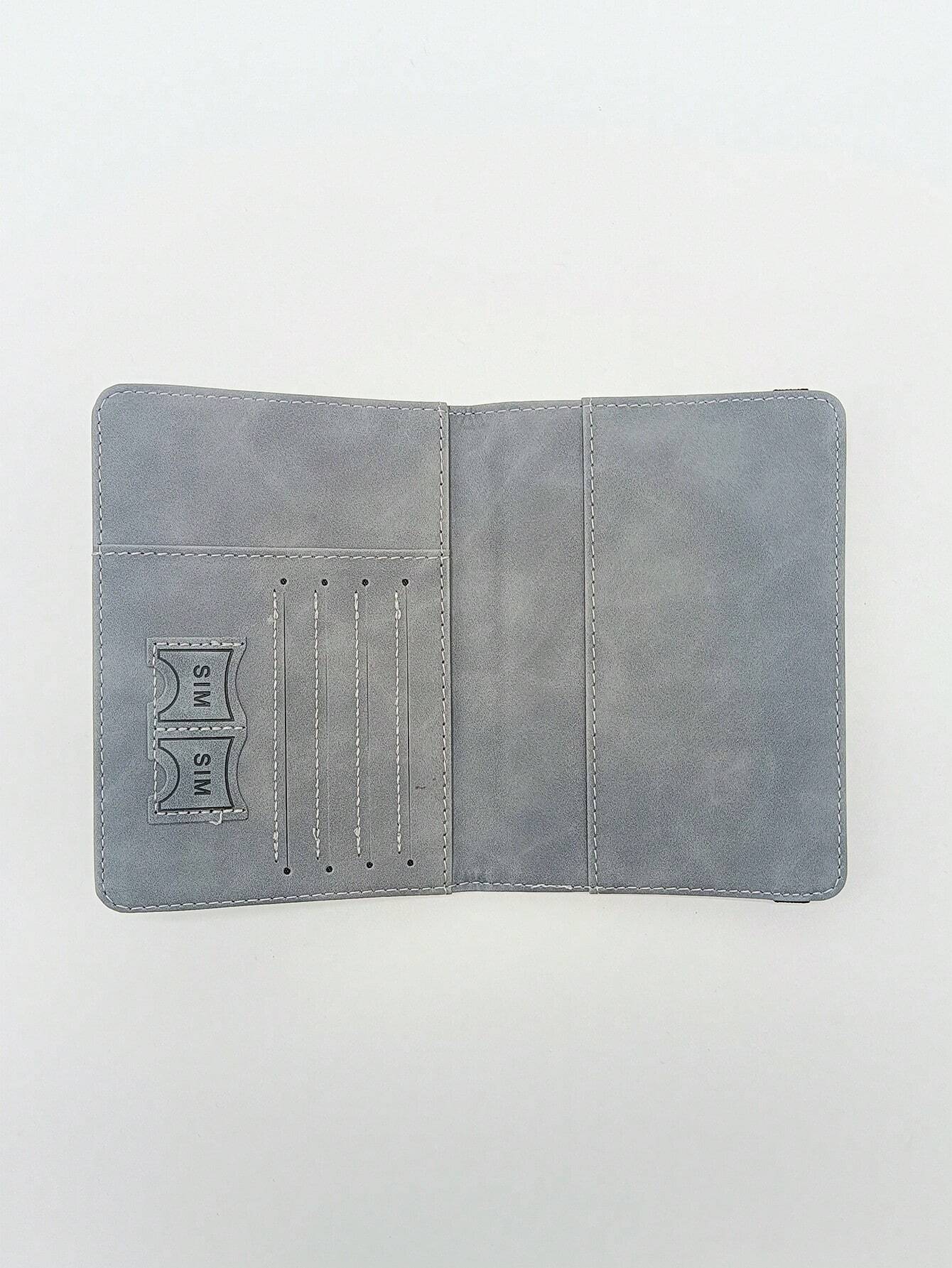 Slim Leather Travel Passport Wallet