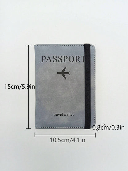 Slim Leather Travel Passport Wallet
