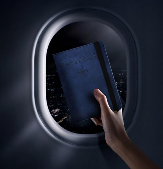 Slim Leather Travel Passport Wallet