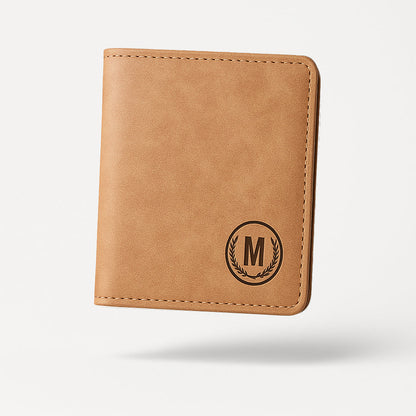 M Series Modern Bi-Fold Faux Leather Wallet – With Free Delivery